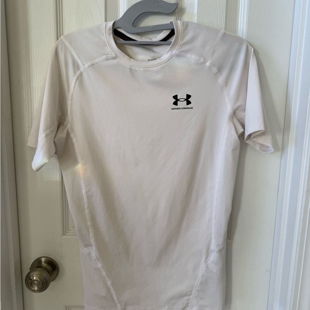 Under Armour Men's white Short Sleeve Tee